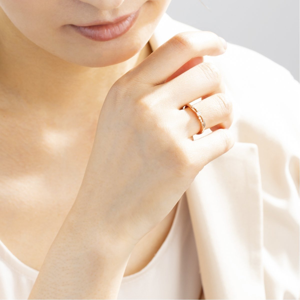 4℃ K10ピンクゴールド リング ヨンドシー アクセサリー・腕時計 リング・指輪 ゴールド【送料無料】