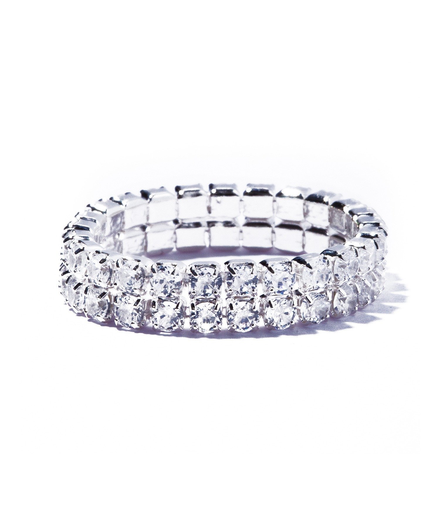 les bon bon les bon bon/princess double ring silver BOB610 セットアップセブン アクセサリー・腕時計 リング・指輪 ブラック