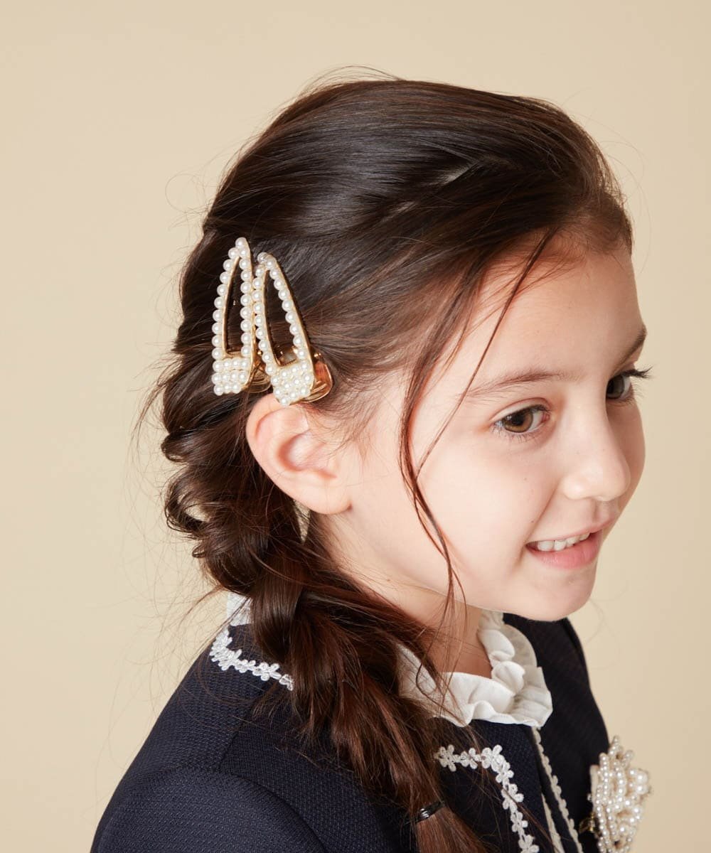 a.v.v [KIDS]パール調ヘアピンセット アー・ヴェ・ヴェ ヘアアクセサリー その他のヘアアクセサリー ホ..