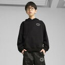 PUMA ボーイズ PUMA x ハリーポッター リラックス グラフィック フーディ 128-164cm プーマ トップス スウェット・トレーナー ブラック【送料無料】
