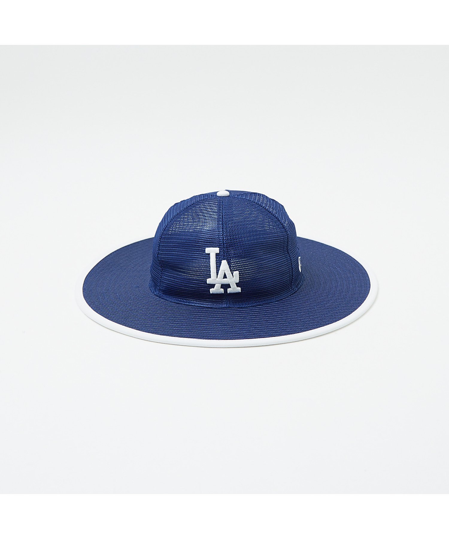ABAHOUSE LASTWORD 【NEW ERA / ニューエラ】フィッテド ロングブリムハット メッシュ Fi アバハウス 帽子 ハット ネイビー ブルー【送料無料】