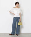 PROPORTION BODY DRESSING バギーデニムパンツ プロポーションボディドレッシング パンツ その他のパンツ ブルー【送料無料】