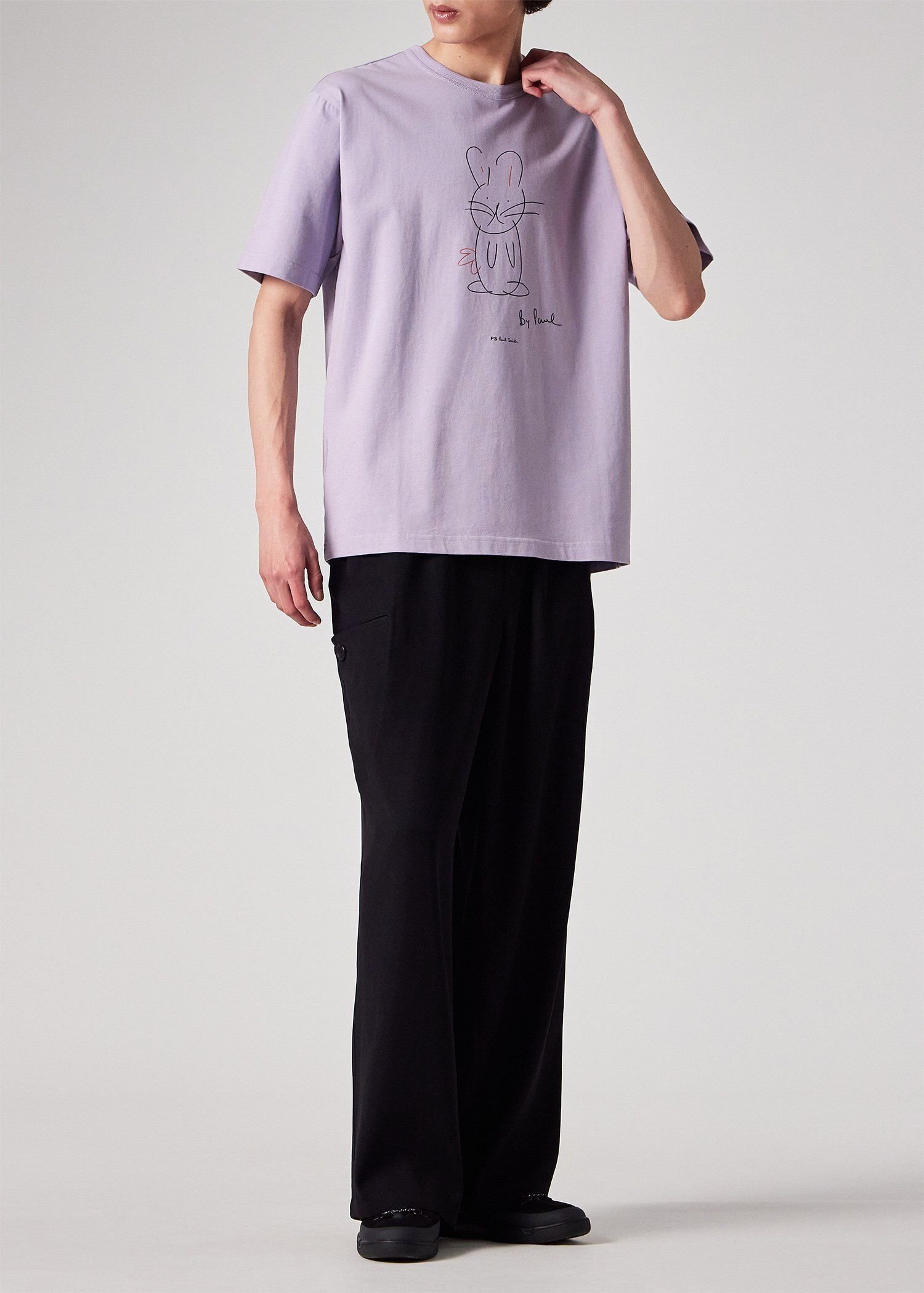 PS Paul Smith Drawn by Paul "Rabbit" Tシャツ ポール・スミス トップス カットソー・Tシャツ ホワイト【送料無料】