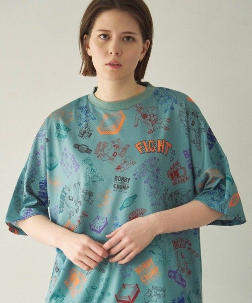 Duckster DUCKSTER/ダックスター 総柄プロレスTEE (MENS) ゴースローキャラバン トップス カットソー・Tシャツ【送料無料】