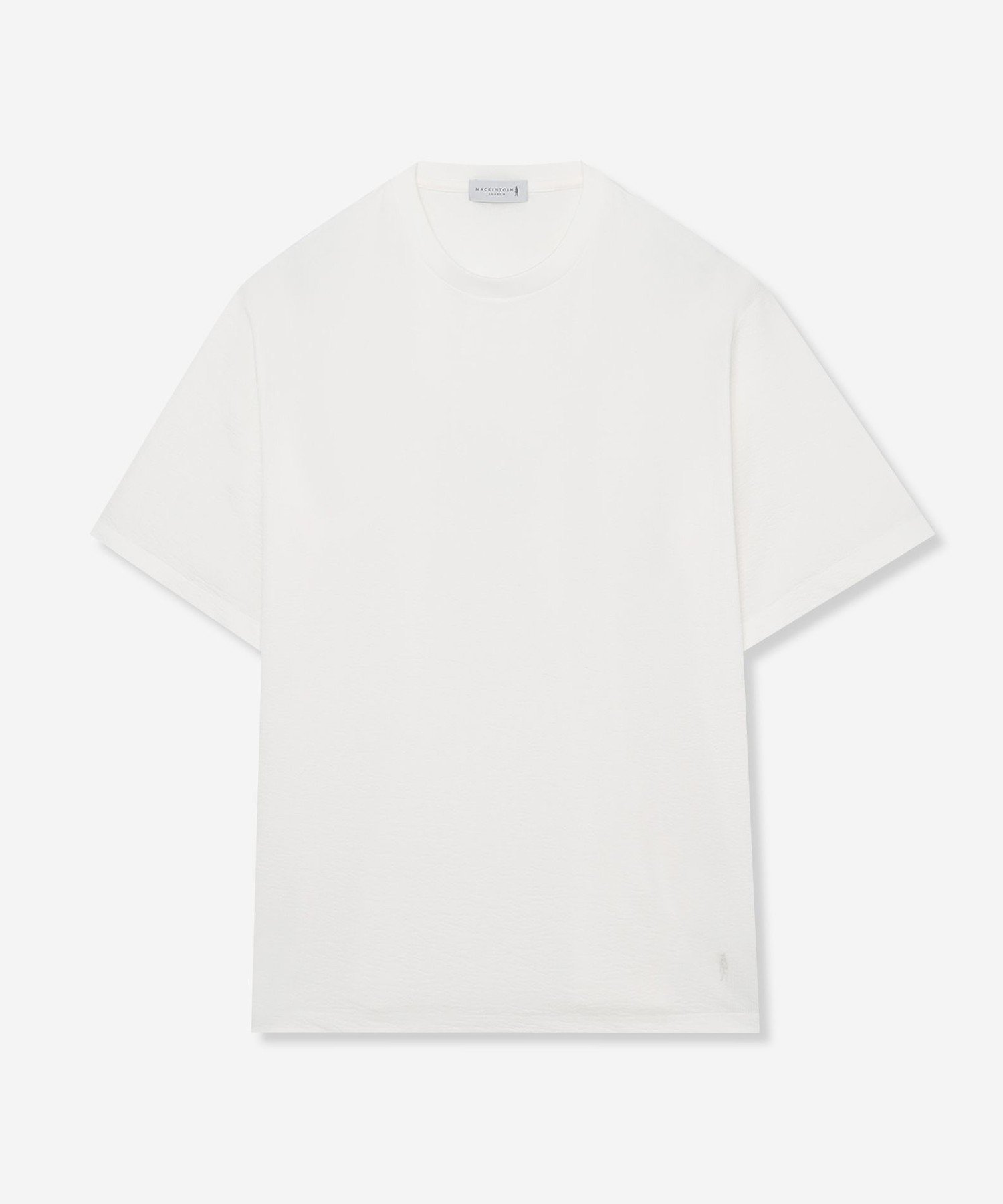 シアサッカーTシャツ マッキントッシュ ロンドン トップス カットソー・Tシャツ ホワイト ベージュ ネイビー