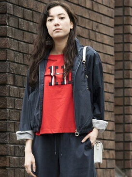 【SALE／50%OFF】TOMMY HILFIGER (W)パッカブルショートジャケット トミーヒルフィガー カットソー【RBA_S】【RBA_E】【送料無料】