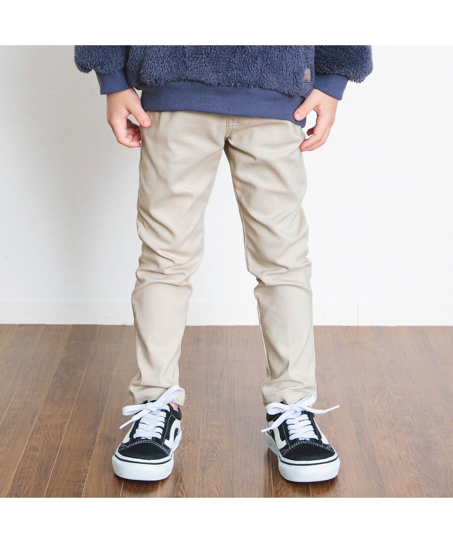 【SALE／50%OFF】BREEZE あったからくらくスキニーパンツ 10分丈 エフオーオンラインストア パンツ その他のパンツ イエロー ブルー ブラック ベージュ レッド グリーン ブラウンのサムネイル