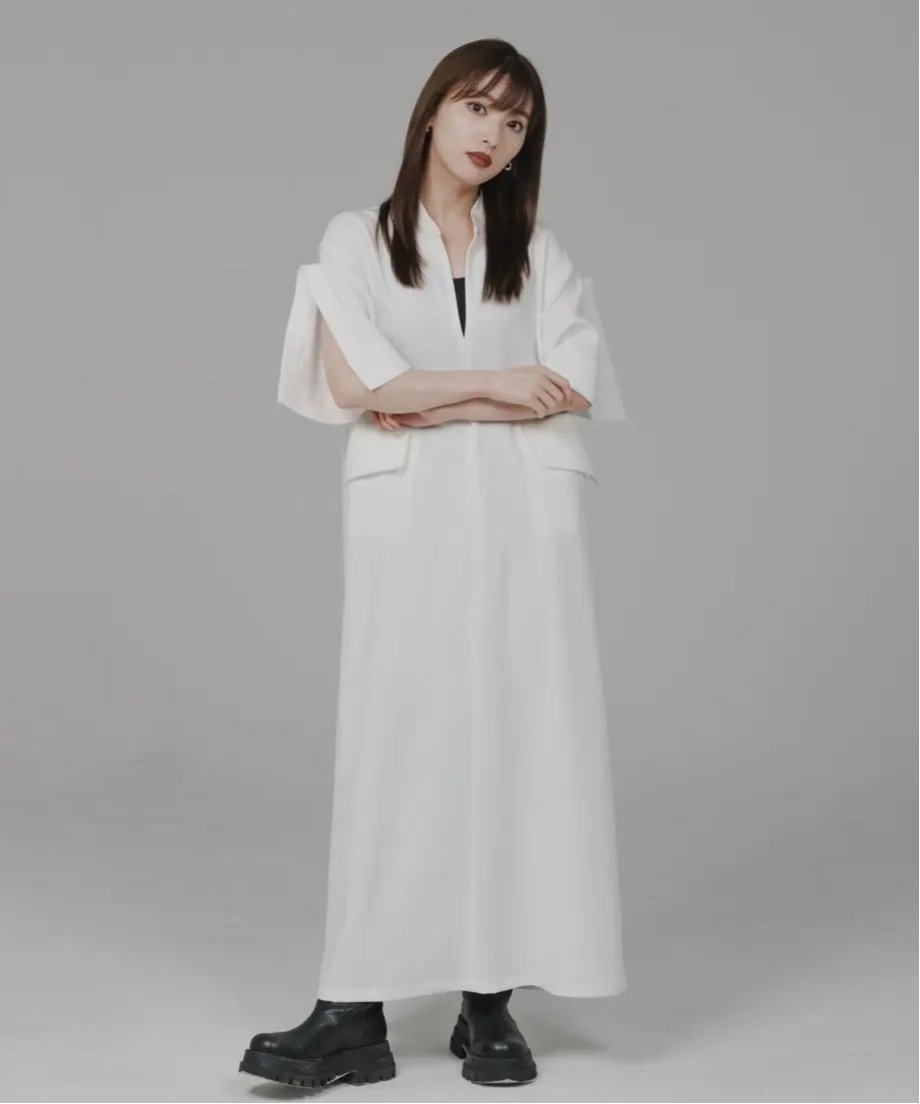 LEANN MOMENT Kaftan dress リーンモーメント ワンピース・ドレス ワンピース ホワイト【送料無料】