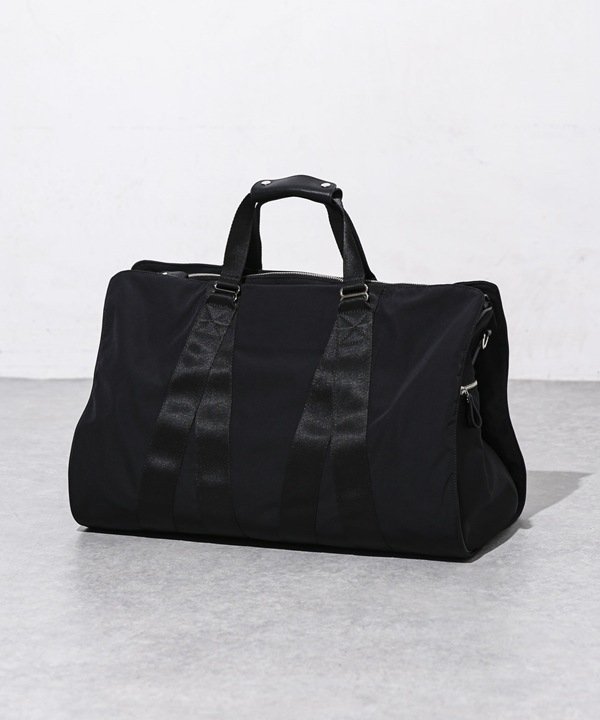 NANO universe 「ESSENTIAL LINE」ガーメントドラムバッグ ナノユニバース バッグ その他のバッグ グレー ブラック【送料無料】