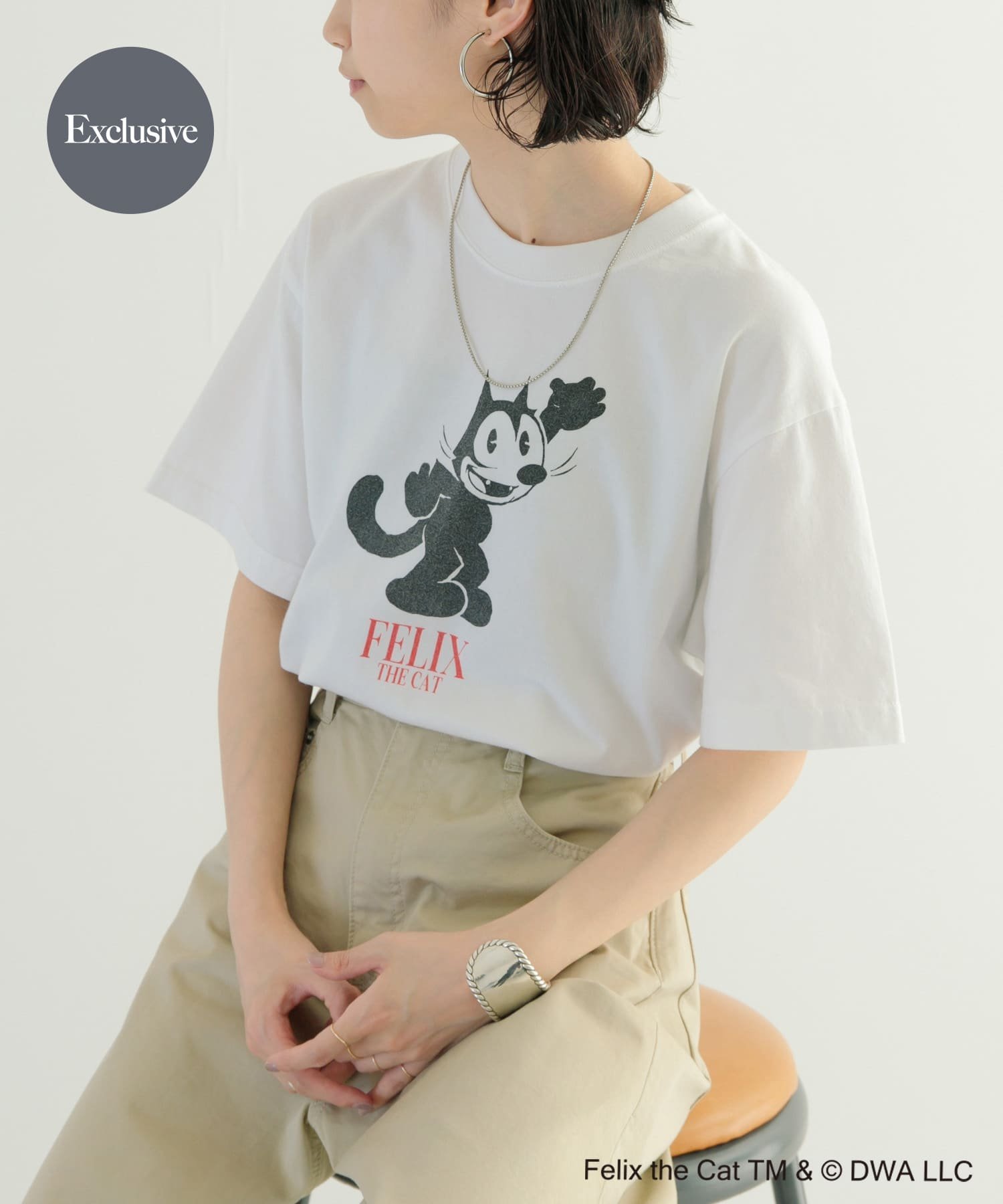 URBAN RESEARCH 『別注』GOOD ROCK SPEED*UR 【FELIX】T-SHIRTS 1 アーバンリサーチ トップス カットソー・Tシャツ ホワイト【送料無料】のサムネイル