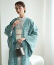 Nico@ntique ニコアンティーク 羽織 大正ロマン 日本製レース チューリップ ミントグリーン ウタタネ 着物・浴衣・和装小物 和装小物 グリーン【送料...