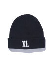 XLARGE XL LOGO CUFF COOL BEANIE XLARGE エクストララージ 帽子 ニット帽・ビーニー オレンジ ブラック グレー【送料無料】