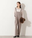 N. Natural Beauty Basic ワイドストラップサロペット エヌ ナチュラルビューティーベーシック* ワンピース・ドレス ワンピース ベージュ ...