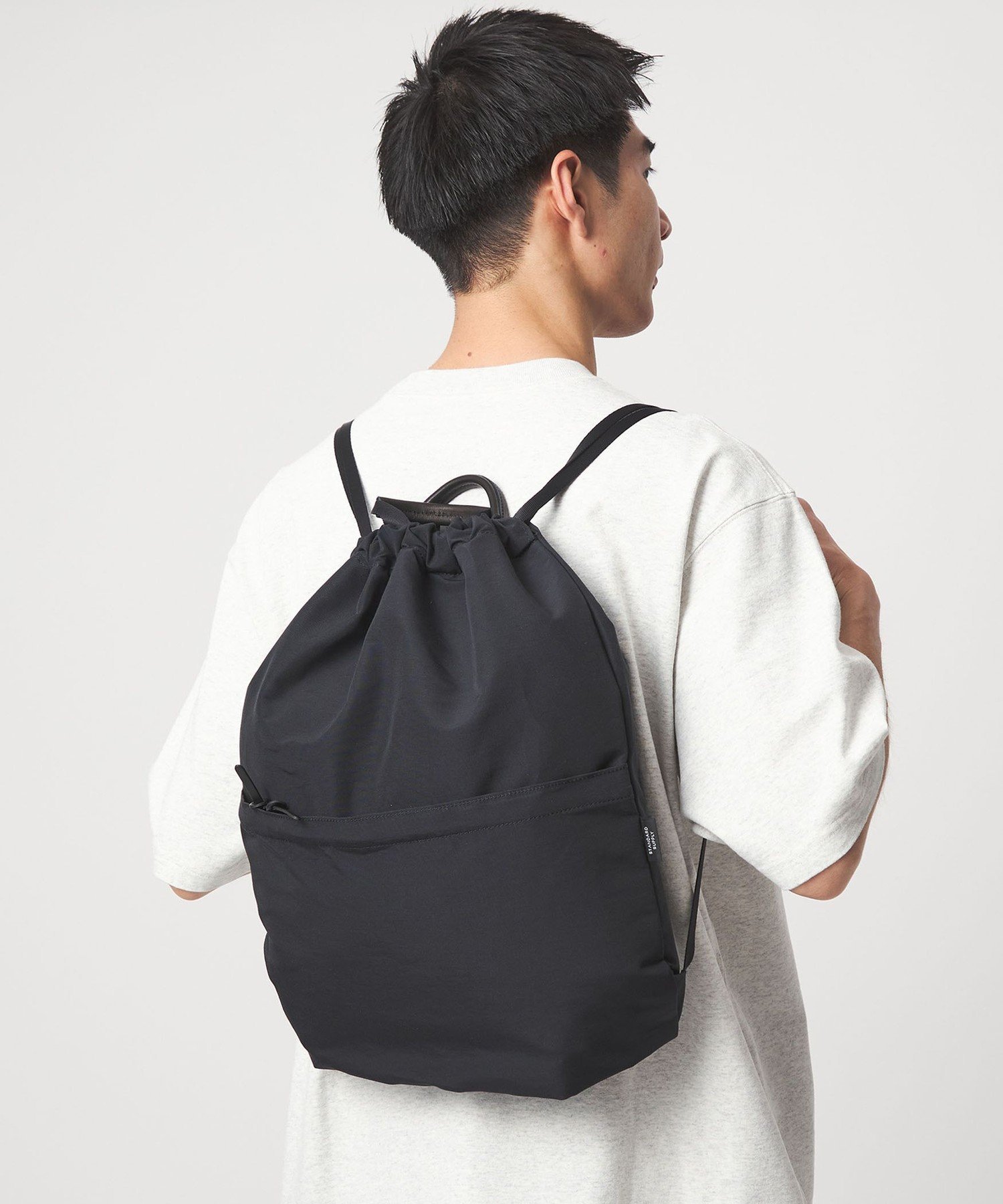 UNITED ARROWS green label relaxing 【別注】＜STANDARD SUPPLY＞ナップサック リュック ユナイテッドアローズ グリーンレーベルリラクシング バッグ リュック・バックパック ブラック【送料無料】