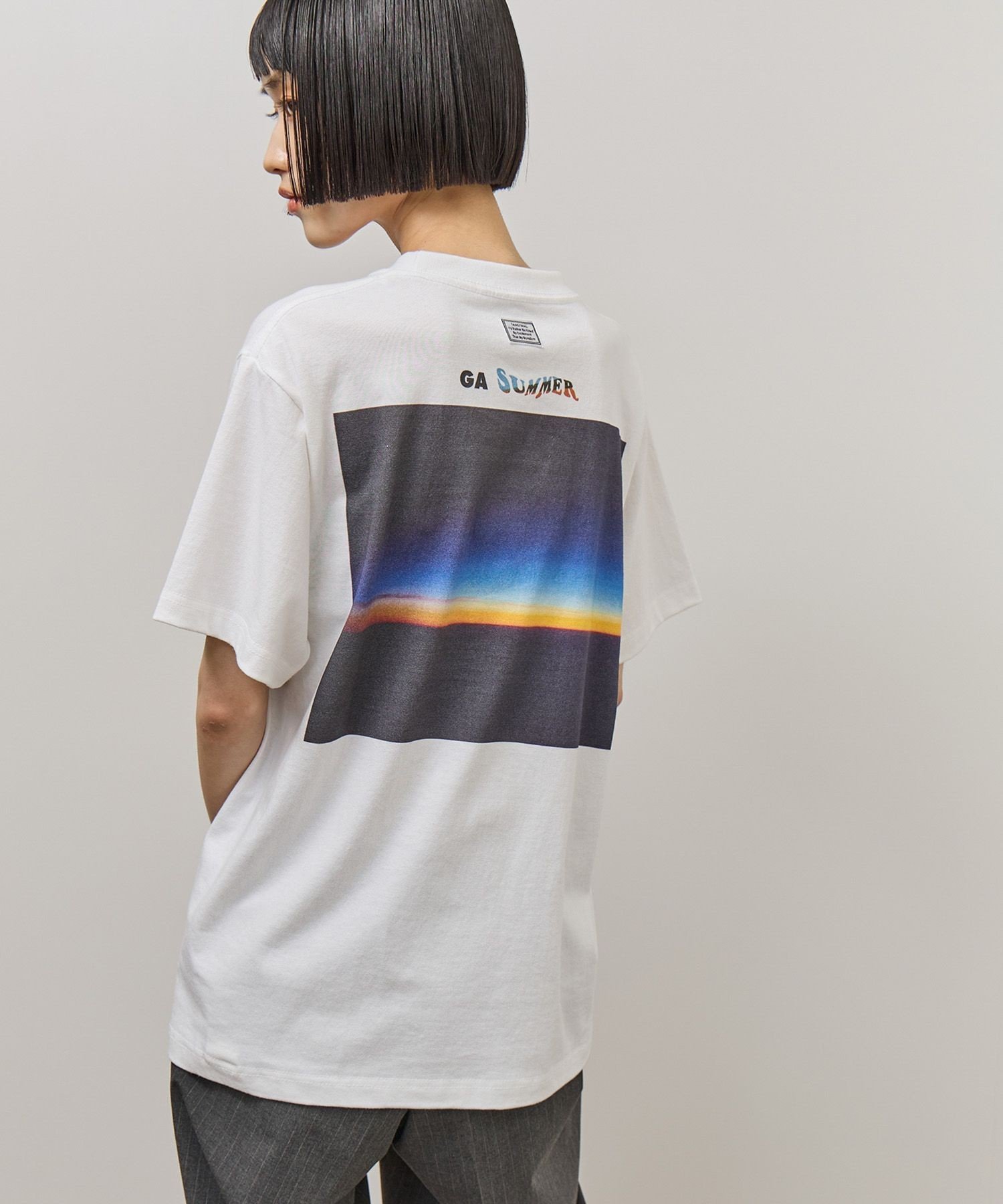 【TANGTANG(タンタン)】GASATANG アダムエロペ トップス カットソー・Tシャツ ホワイト