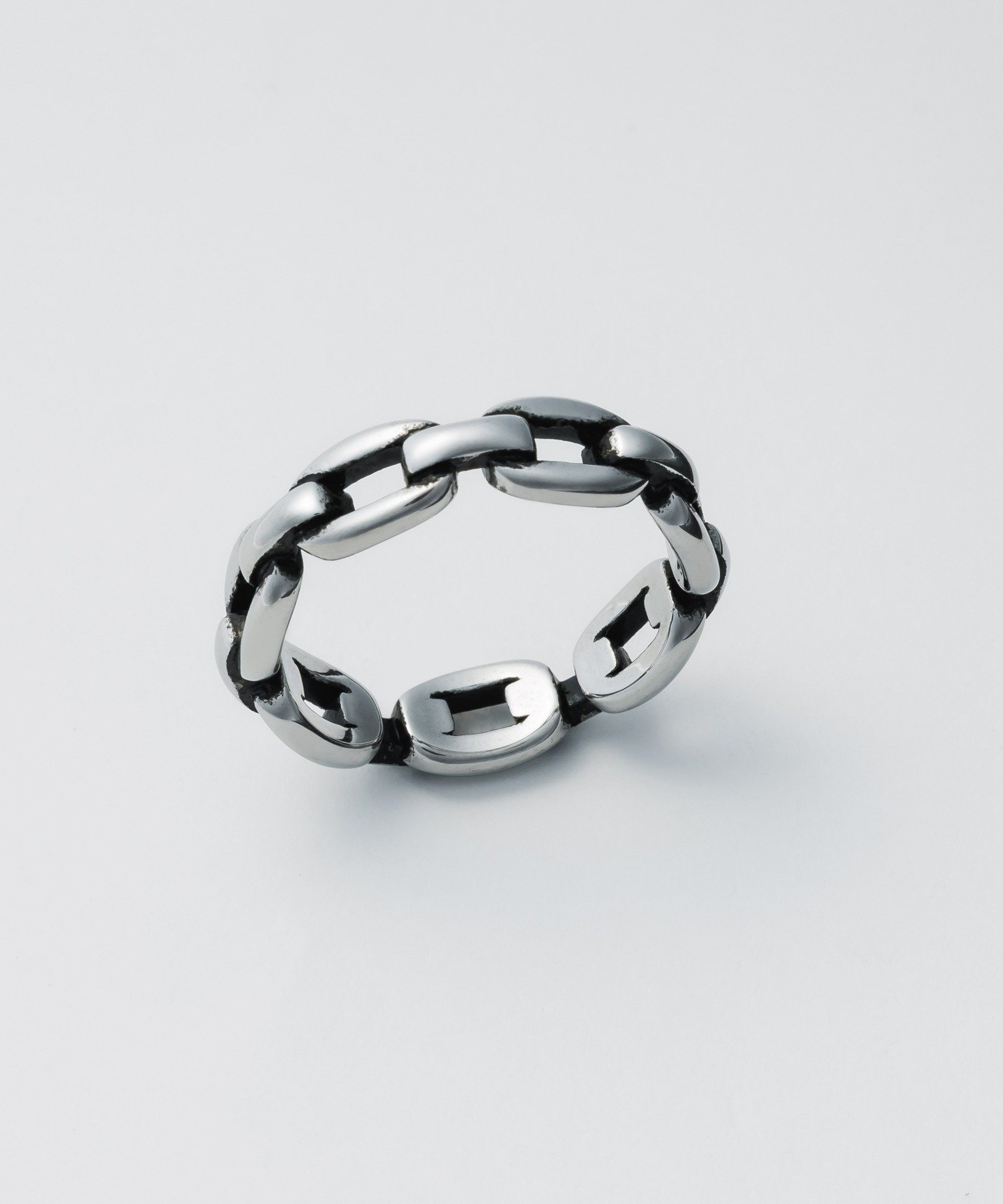 WYZ 【 金属アレルギー対応 】チェーンデザインリング サージカルステンレス シーテ アクセサリー・腕時計 リング・指輪 シルバー
