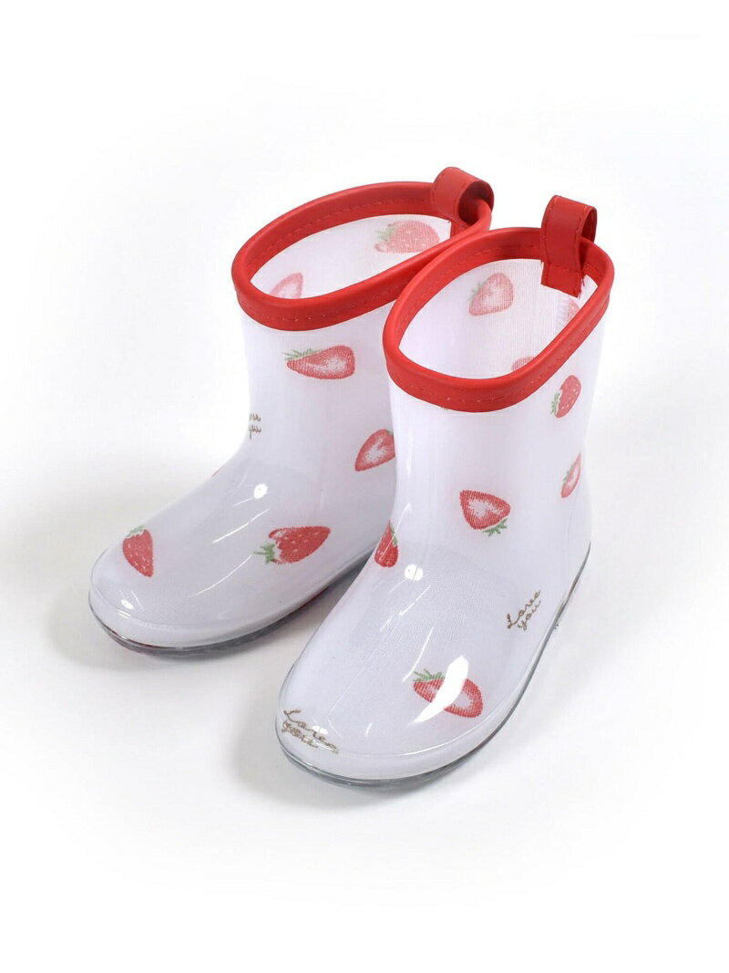 SLAP SLIP いちご サメ 恐竜 フラワー 花 プリント 長靴 レインブーツ(13~18cm) ベベ オンライン ストア ジャケット・アウター レインコート ホワイト ブルー イエロー パープルのサムネイル