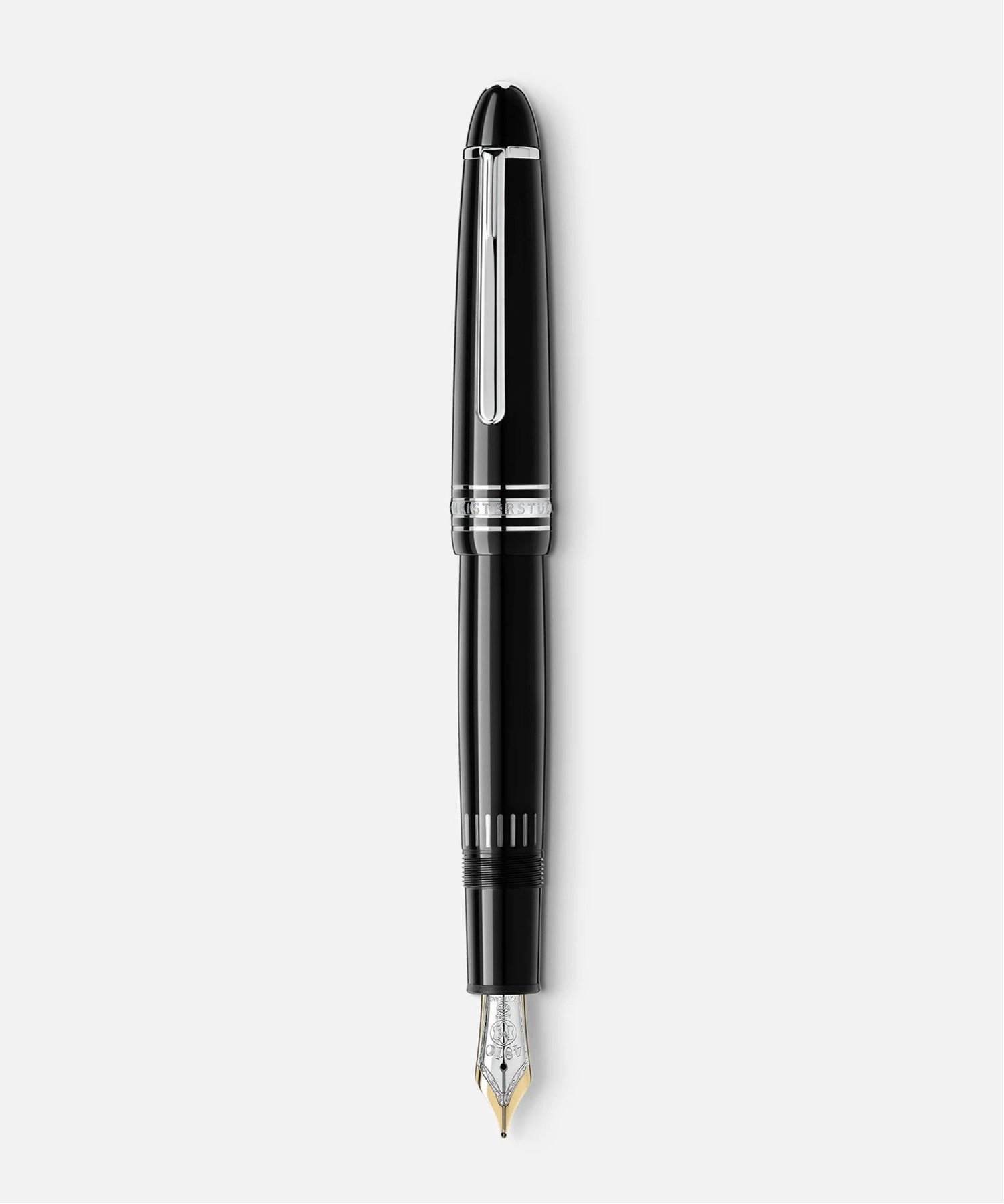 MONTBLANC 【MONTBLANC(モンブラン)公式】 マイスターシュテュック プラチナコーティング ル・グラン 万年筆 ペン先サイズM (MB2851) モンブラン 文房具 ペン・インク シルバー【送料無料】