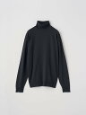 JOHN SMEDLEY メンズ 30G 長袖 タートルネックニット/LEVINE【MODERN FIT】 ジョンスメドレー トップス ニット ブラック【送料無料】