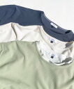 【SALE/50%OFF】a.v.v 【カットソー+インナーの2点セット】ハニカムジャージープルオーバー アー・ヴェ・ヴェ トップス カットソー・Tシャツ ホワイト グリーン グレー