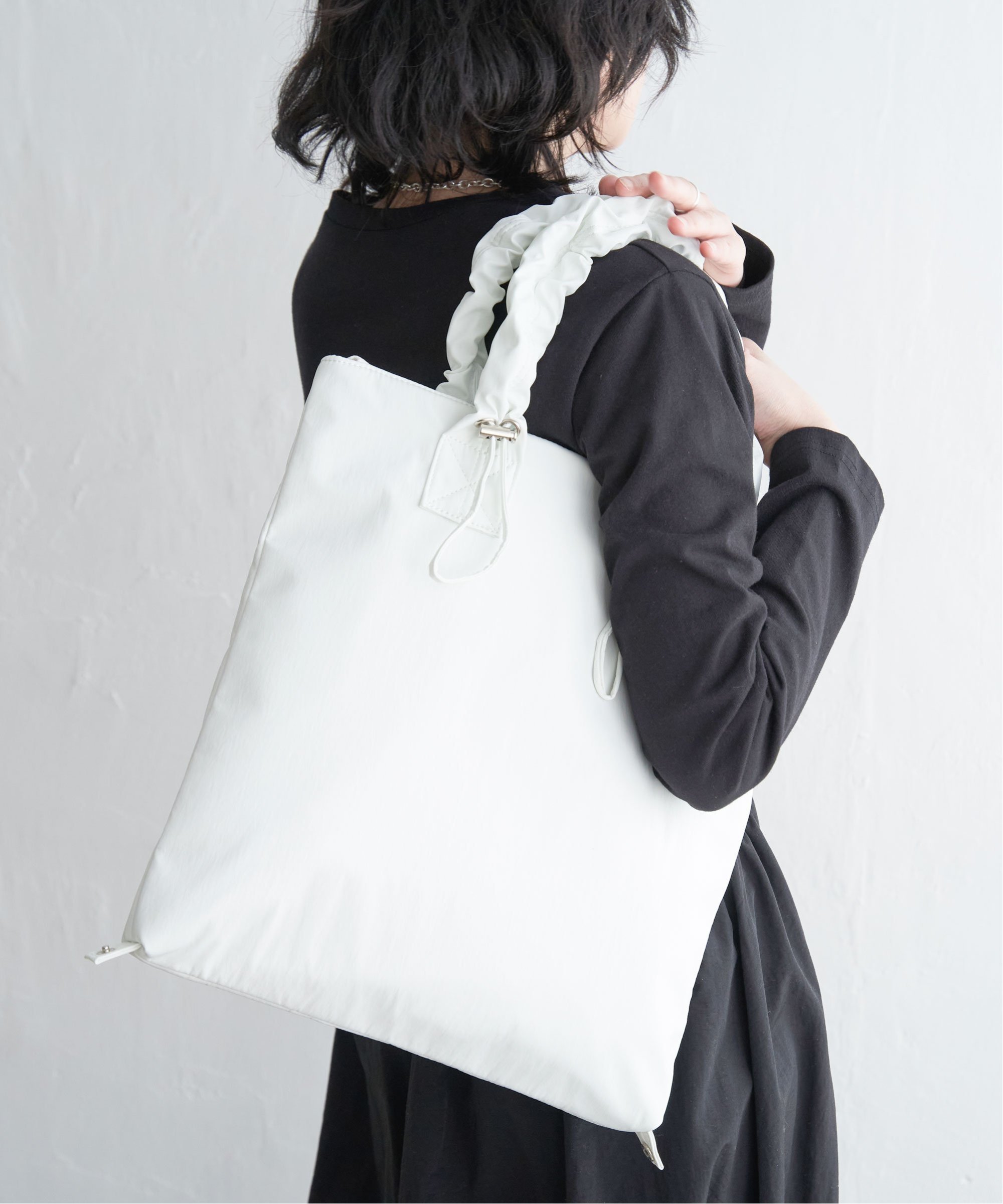 楽天Rakuten Fashion【SALE／10％OFF】VENCE share style Ladys シルヴァ 3WAYトートバッグ ヴァンス エクスチェンジ バッグ その他のバッグ ブラック ホワイト シルバー