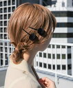 【SALE/50%OFF】SMELLY ベロアローズ2セットピン スメリー ヘアアクセサリー バレッタ・ヘアクリップ・ヘアピン ブラック