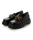 【SALE/20%OFF】ing ボリュームソールビットローファー モード・エ・ジャコモ×イング シューズ・靴 ローファー ブラウン ブラック【送料無料】