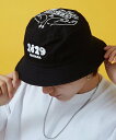 【SALE/50%OFF】improves 2829 刺しゅう バケットハット インプローブス 帽子 ハット ブラック