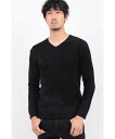 HIGH STREET HIGH STREET∴MI✕モールVネックニット トルネードマート トップス ニット ホワイト ベージュ ブルー ブラッ...