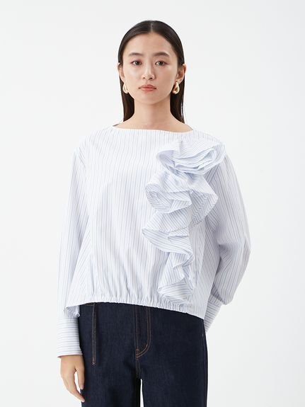 【SALE／50%OFF】Mila Owen フラワーモチーフブラウス ミラオーウェン トップス シャツ・ブラウス イエロー ホワイト【送料無料】 stylife-15476348 Rakuten Fashion サンプル画像3