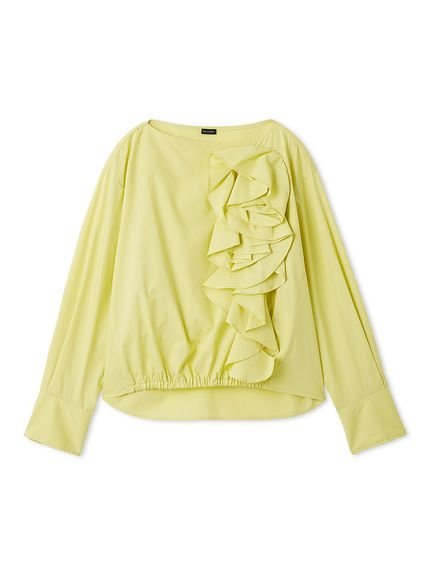 【SALE／50%OFF】Mila Owen フラワーモチーフブラウス ミラオーウェン トップス シャツ・ブラウス イエロー ホワイト【送料無料】 stylife-15476348 Rakuten Fashion サンプル画像2