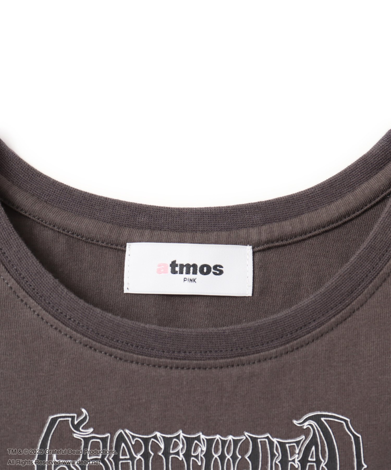 atmos pink atmos pink Grateful Dead Mini T-shirt CHARCOAL アトモス トップス カットソー・Tシャツ グレー
