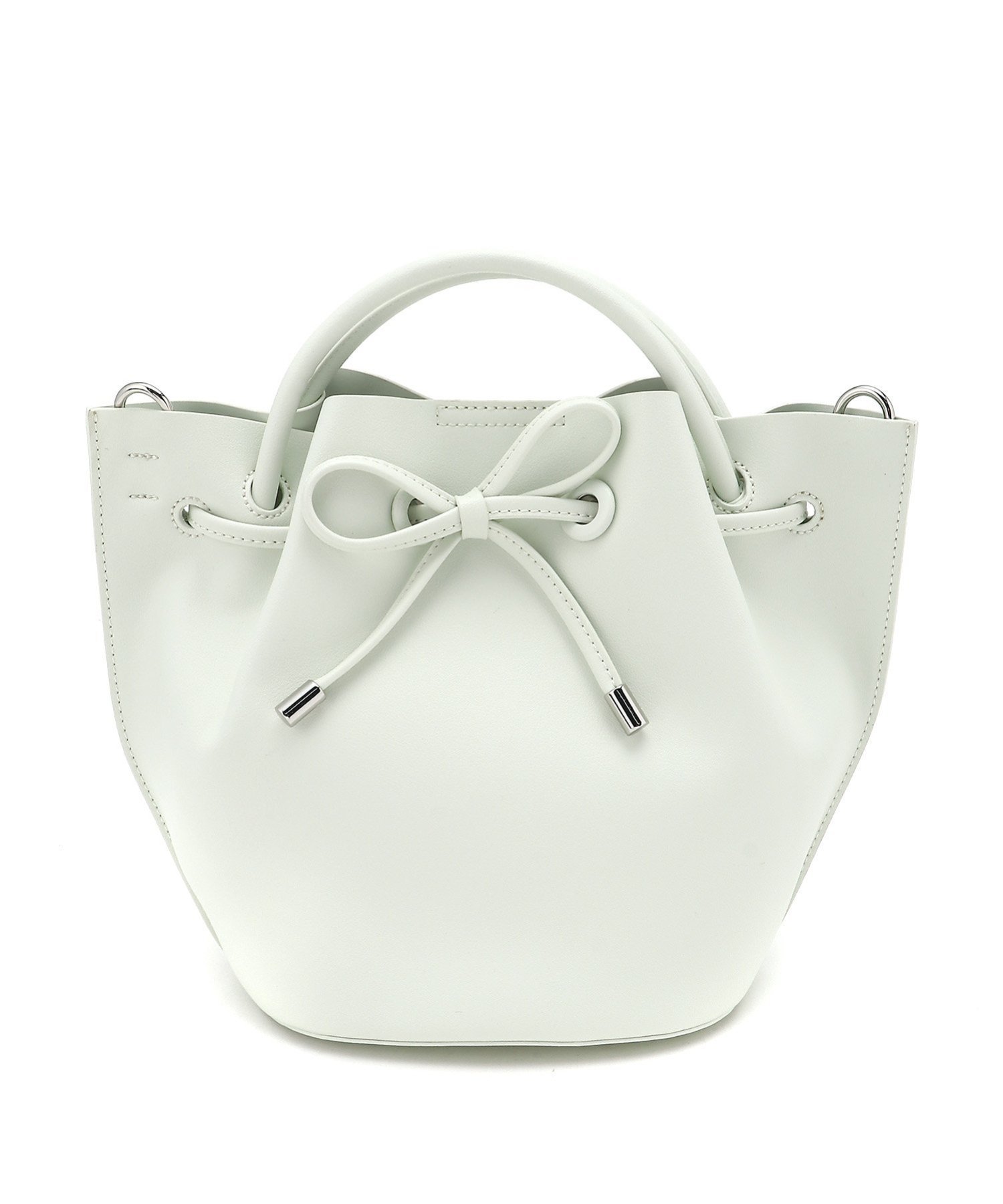 Kitamura (W)2wayバッグ D-0442 キタムラ バッグ ハンドバッグ グリーン イエロー ネイビー【送料無料】のサムネイル