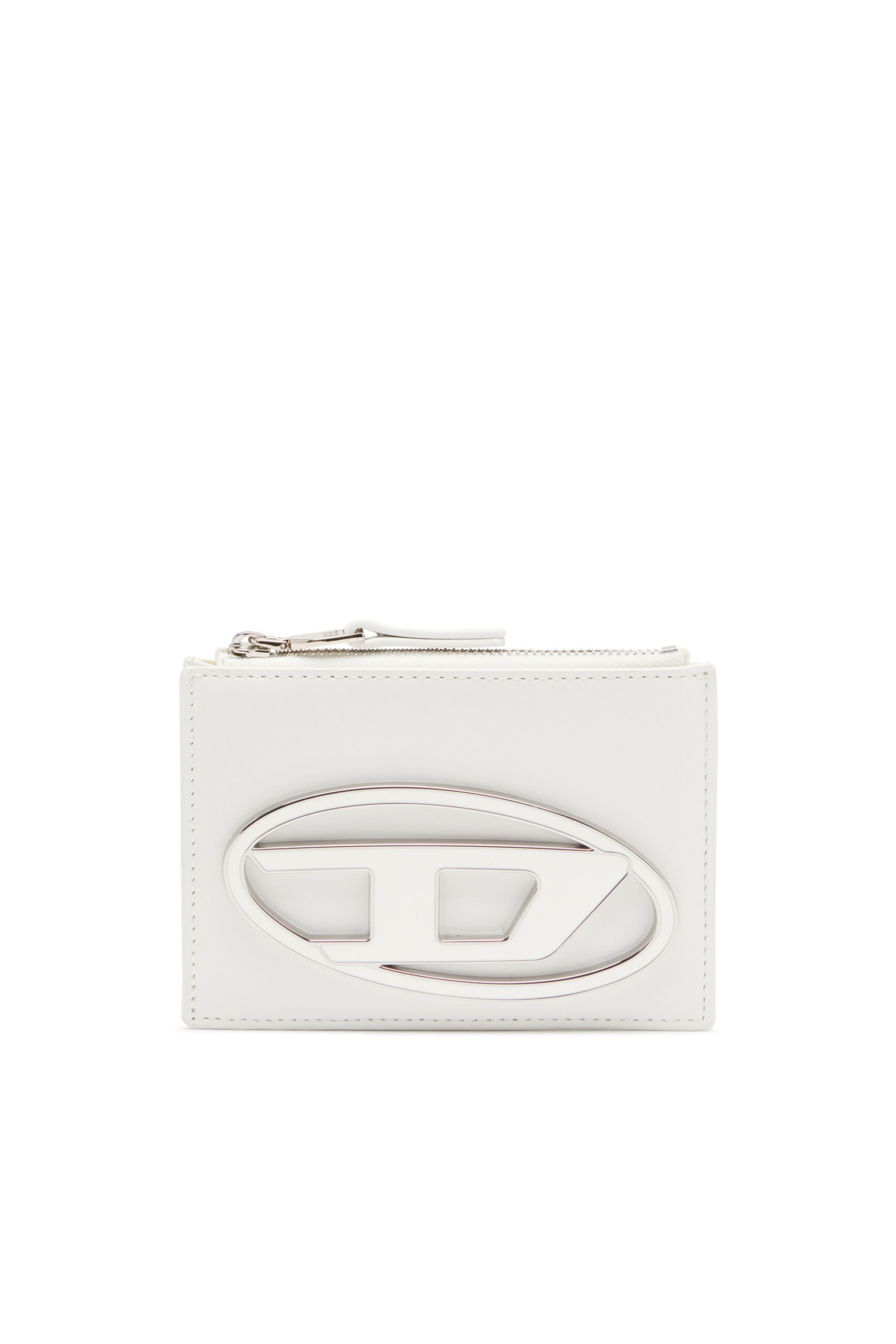 ディーゼル 財布（レディース） DIESEL レディース カードケース 1DR CARD HOLDER COIN XS II ディーゼル 財布・ポーチ・ケース 名刺入れ・カードケース ホワイト ブラック【送料無料】