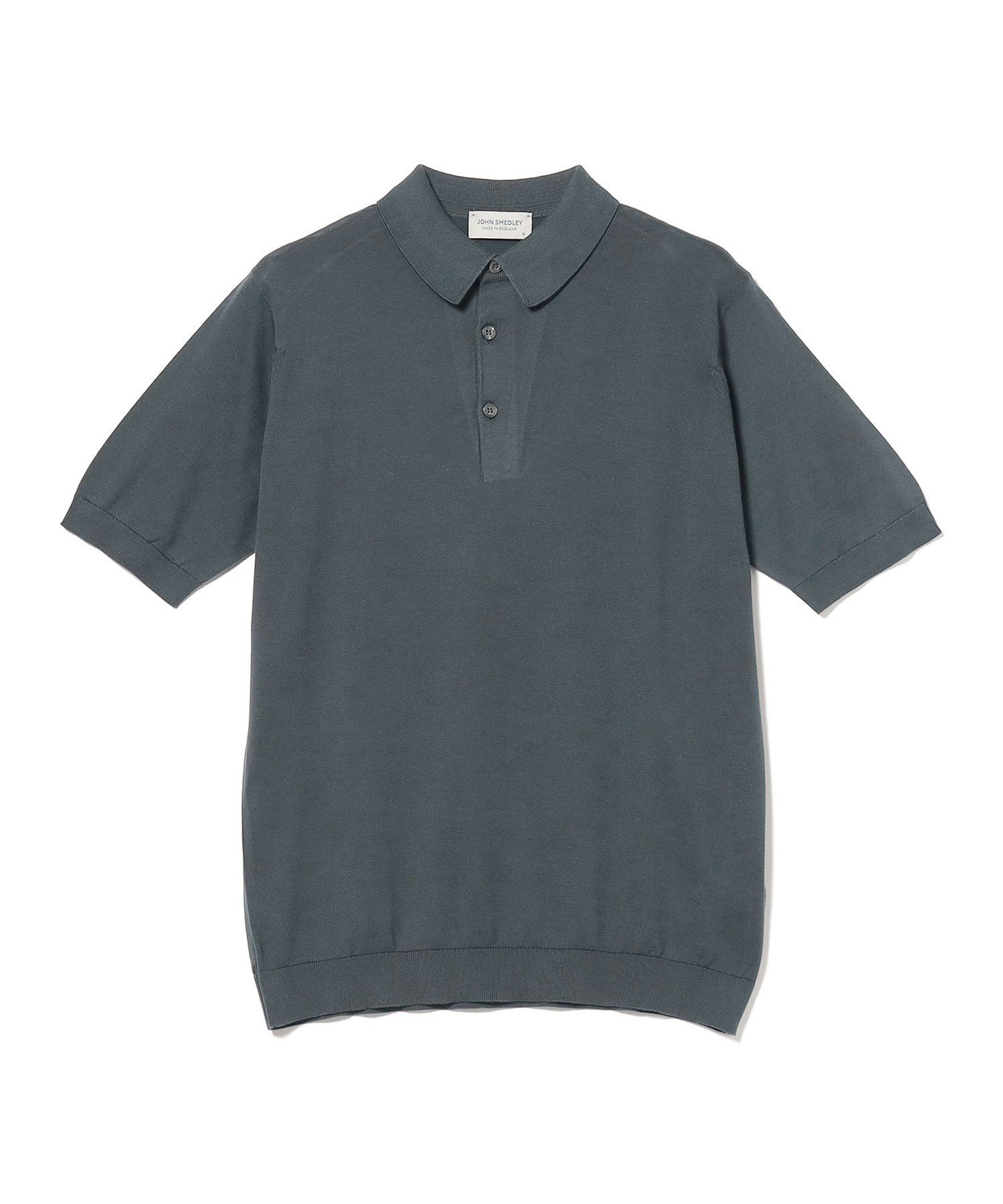 BEAMS F JOHN SMEDLEY / REID コットン ポロシャツ ビームス メン トップス ポロシャツ ネイビー ブラック【送料無料】