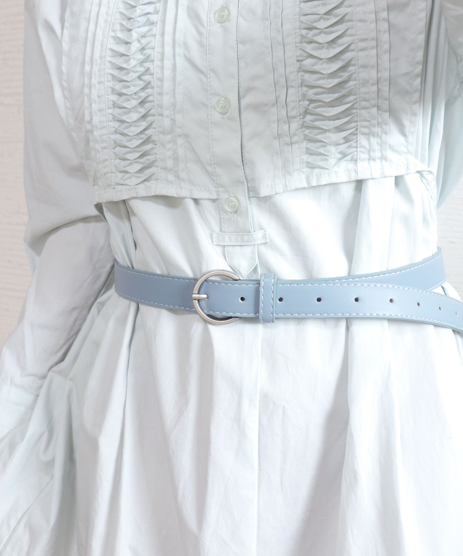 【SALE/30%OFF】florist マットシルバーバックルPUレザーベルト フローリスト ファッション雑貨 ベルト ブラウン ブルー グリーン ピンク ホ...