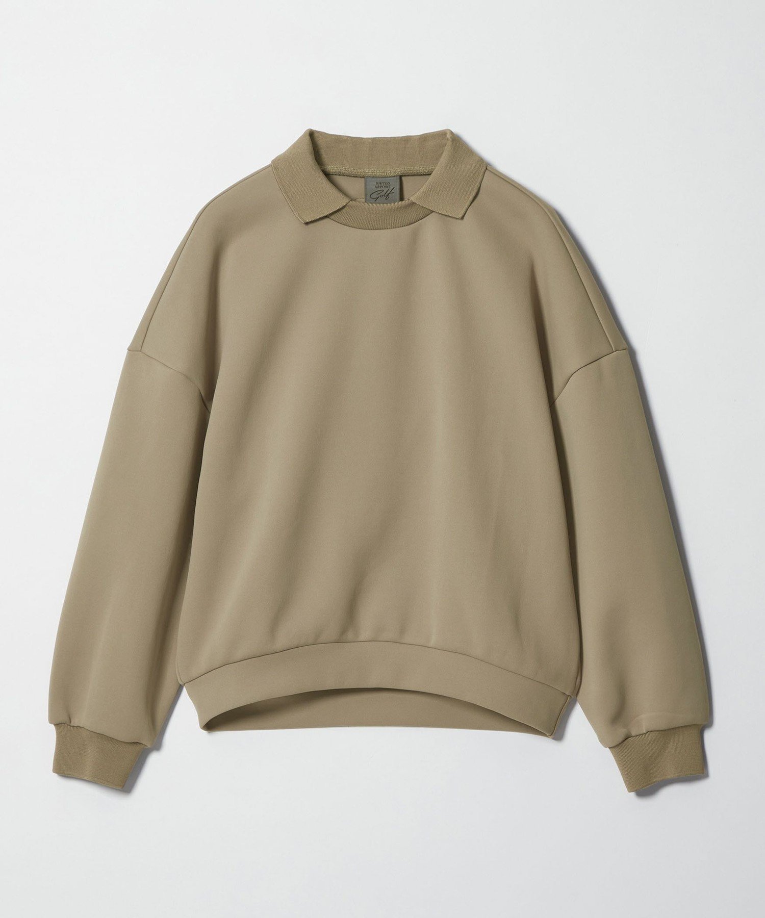 UNITED ARROWS GOLF ウィメンズ エンボス 衿付き スウェット プルオーバー ユナイテッドアローズ トップス スウェット・トレーナー グレー【送料無料】