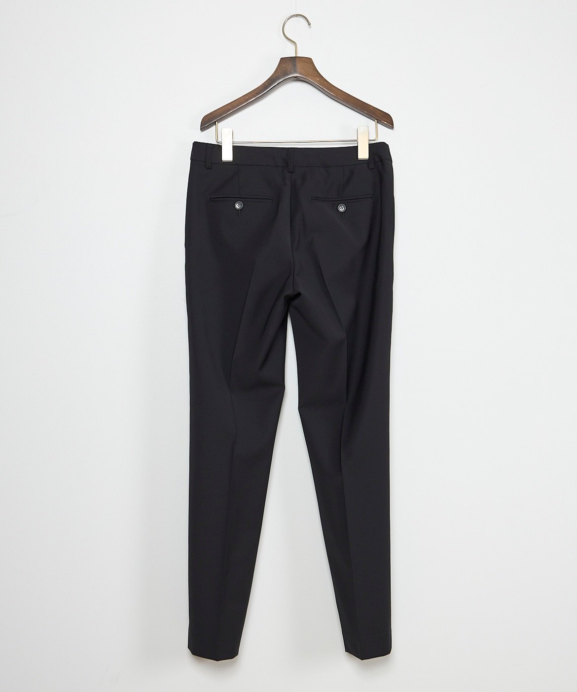 INED テーパードパンツ イネド パンツ スラックス・ドレスパンツ ブラック