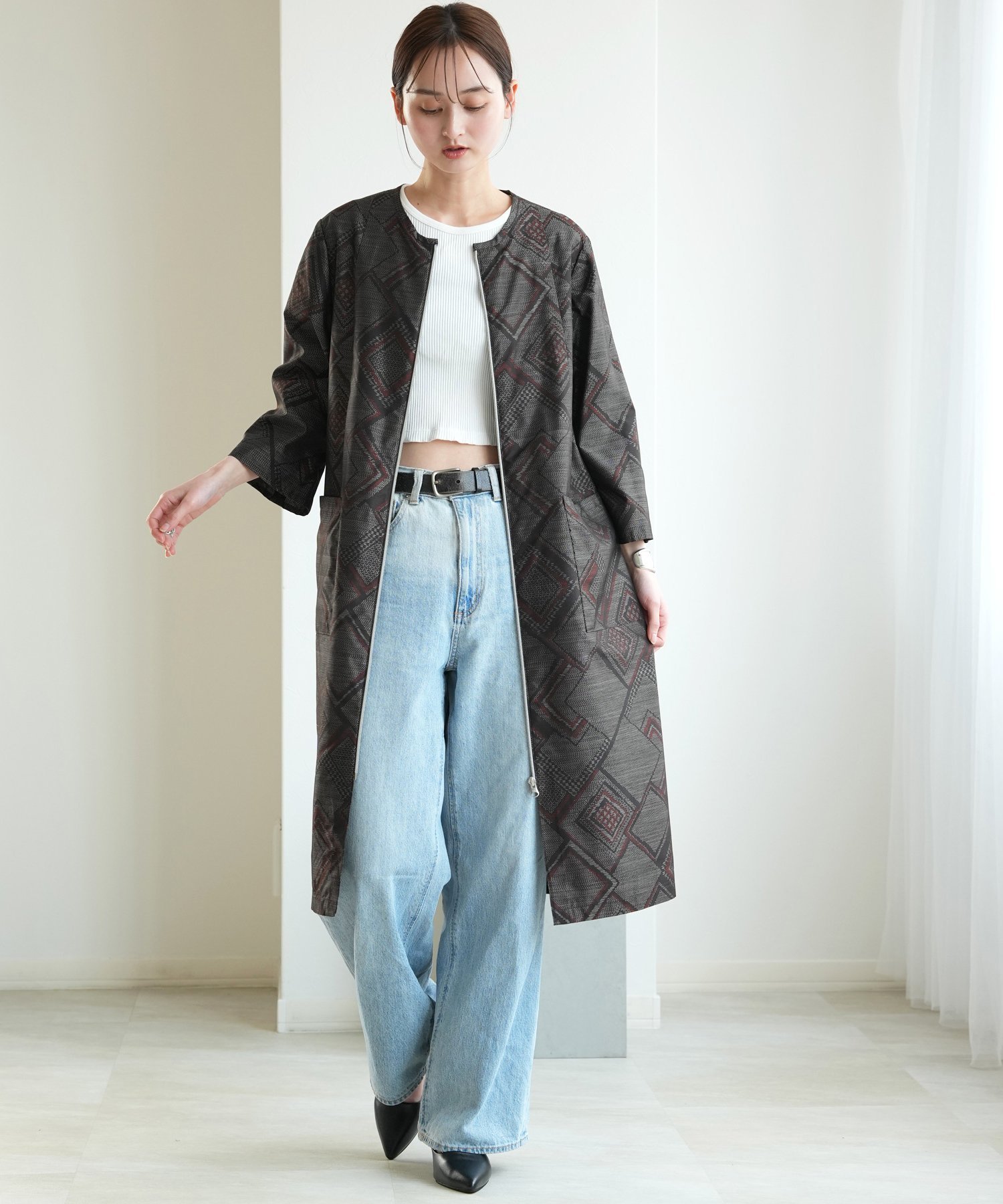 maison utatane maison utatane｜No.CT02｜幾何学の夜香 ウタタネ ジャケット・アウター その他のジャケット・アウター