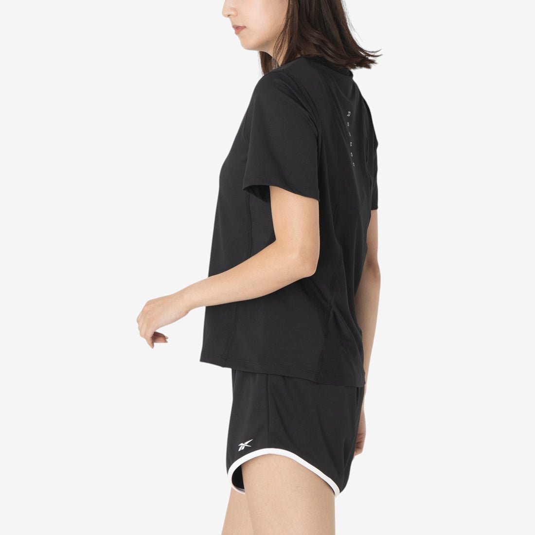 ランニング Tシャツ リーボック トップス カットソー・Tシャツ ブラック ブルー