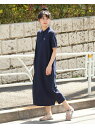 BEAMS BOY LACOSTE × BEAMS BOY / 別注 ピケ ワンピース ビームス ウイメン ワンピース 半袖ワンピース ネイビー ブラック カーキ【送料無料】