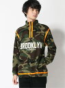 ANDSUNS (M)BROOKLYN HALF ZIP アンドサンズ カットソー カットソーその他 カーキ【送料無料】