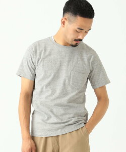 BEAMS PLUS ֡REMI RELIEF * BEAMS PLUS /  Pocket T-shirt Heather Grey ӡॹ  ȥåץ åȥTġ̵