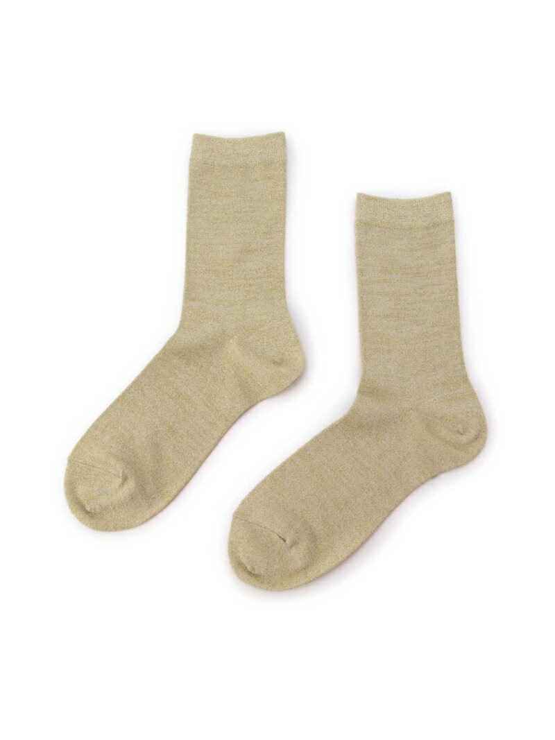 ROSE BUD ラメ入りソックス ローズバッド ファッショングッズ ソックス/靴下 ゴールドのサムネイル