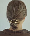 【SALE/15%OFF】GOLDY GOLDY/(U)GOLDY/スィック ウェーブ ライン ヘアクリップ ヘアクリップ セットアップセブン ヘアアクセサリー...