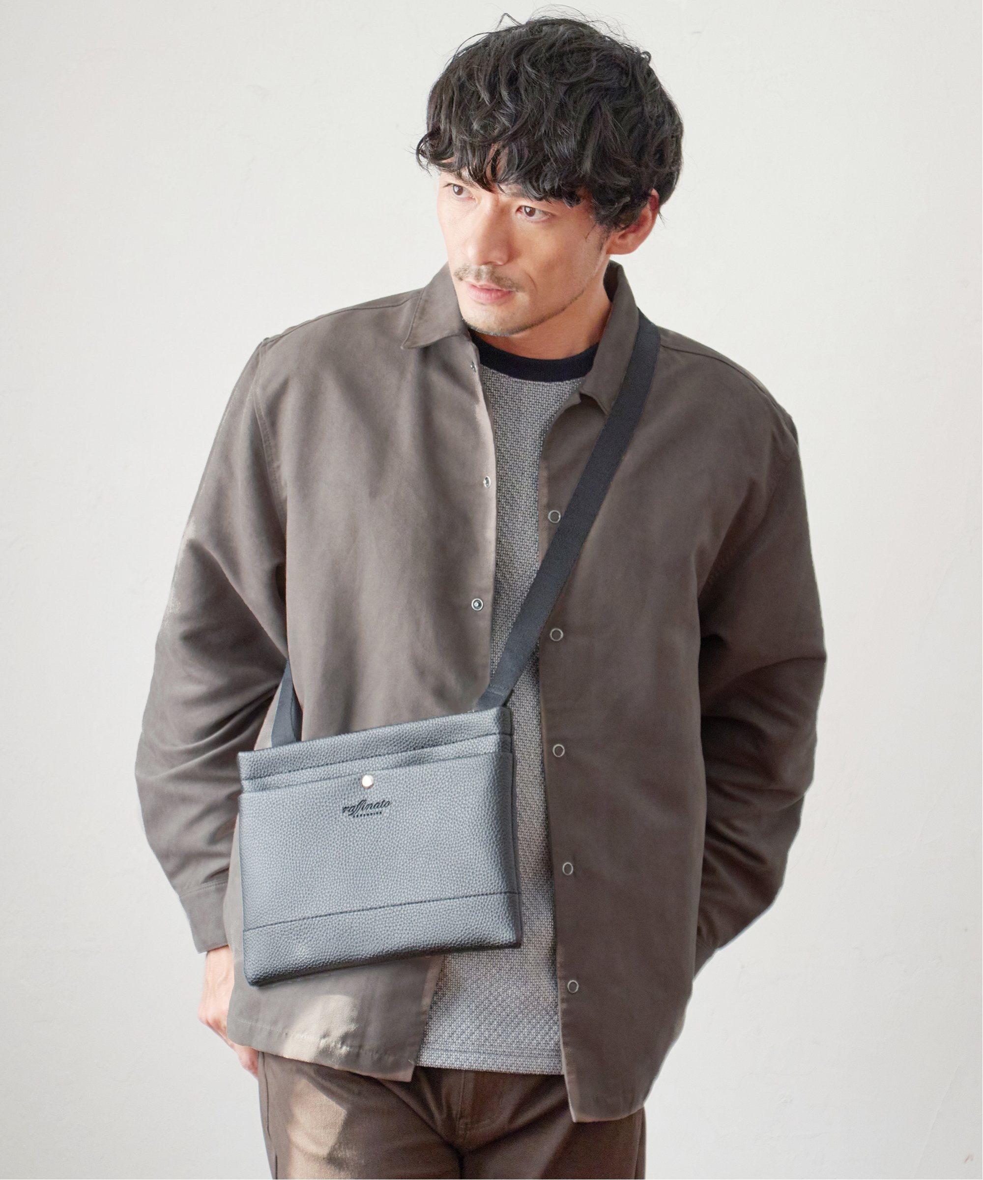 【SALE／30%OFF】ikka 【親子コーデ】フェイクスエードシャウター イッカ トップス シャツ・ブラウス グレー ブラウン【送料無料】