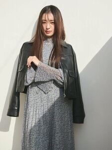 【SALE/45%OFF】Te chichi 【宮本茉由着用】ダブルポケットジップジャケット《2025spring catalog item》 テチチ ジャケット・アウター ノーカラージャケット ブラック ホワイト ベージュ【送料無料】