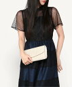 【SALE/47%OFF】styiro styiro/キルティングライクサテンパーティーバッグ イストワール バッグ クラッチバッグ ホワイト【送料無料】