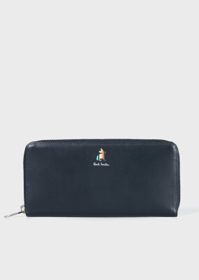 Paul Smith マーケトリーストライプラビット 長財布 ポール・スミス 財布・ポーチ・ケース 財布 ブラック ピンク ベージュ ネイビー【送料無料】