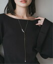 NOBLE 《予約》MIHOKO SAKAI/ミホコサカイ 3パールスライドネックレス ノーブル アクセサリー・腕時計 ネックレス ホワイト【送料無料】